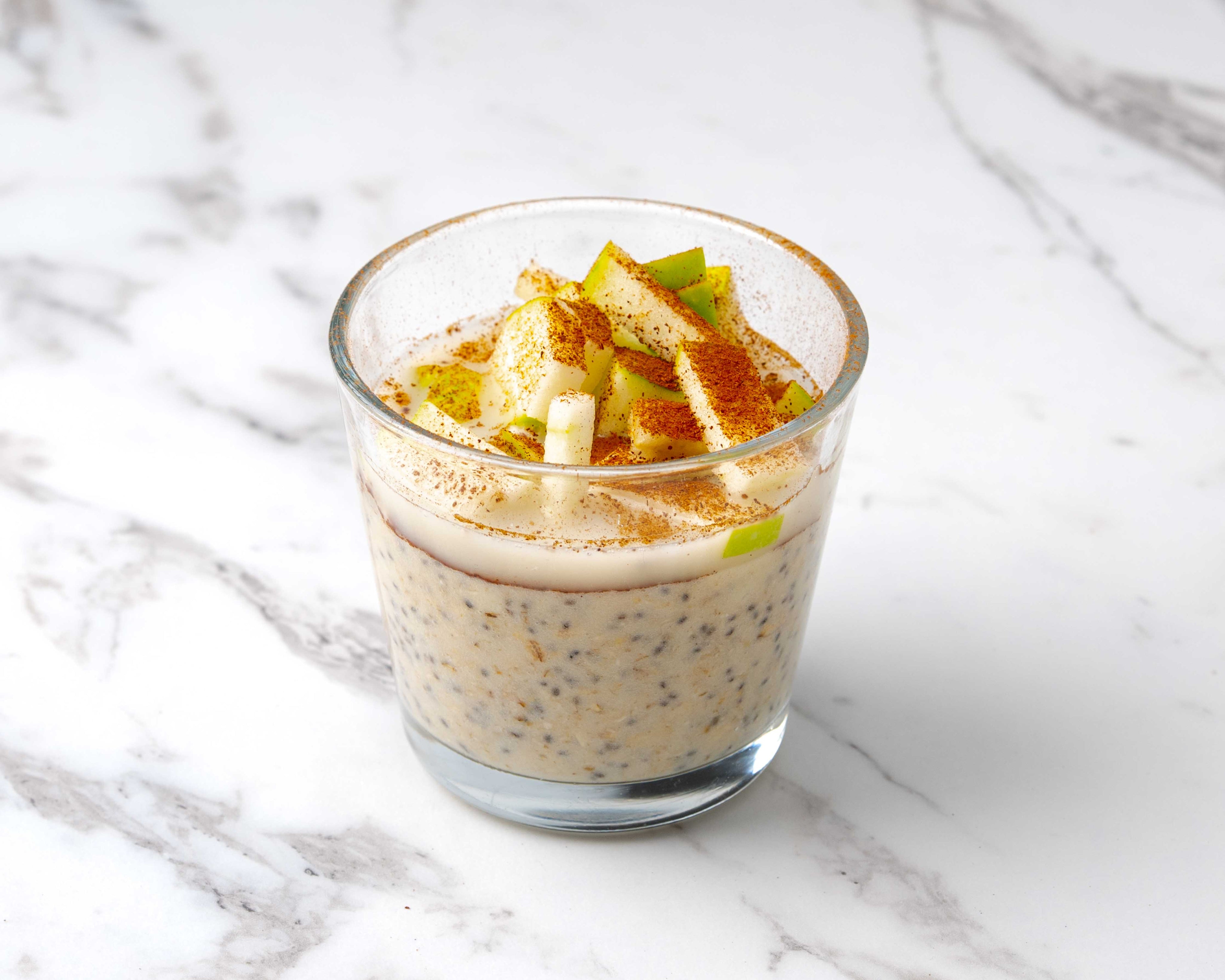 Overnight Oats med smak av Äppelpaj