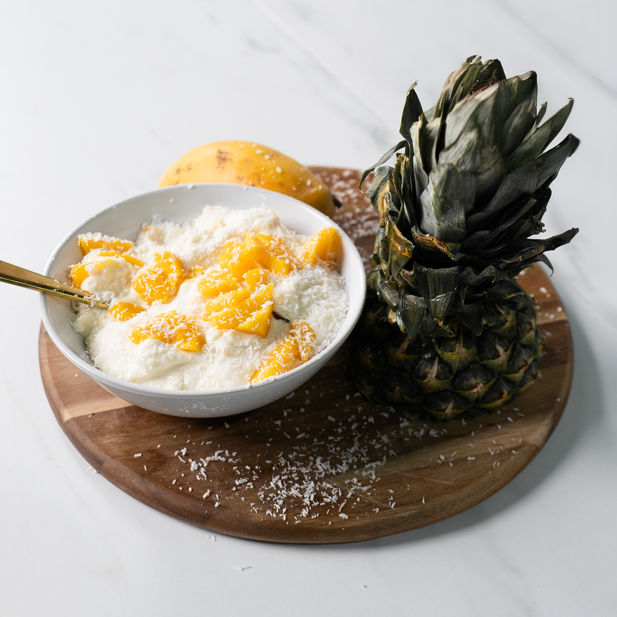Exotic Colada – Proteinrik tropisk yoghurtbowl
