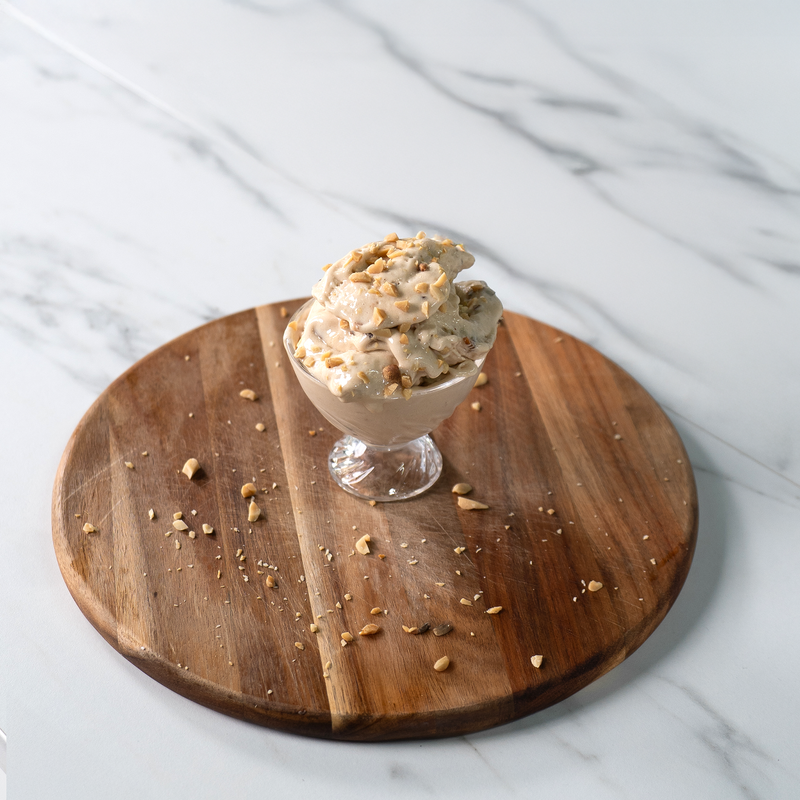 Proteinrik Salted Caramel Glass