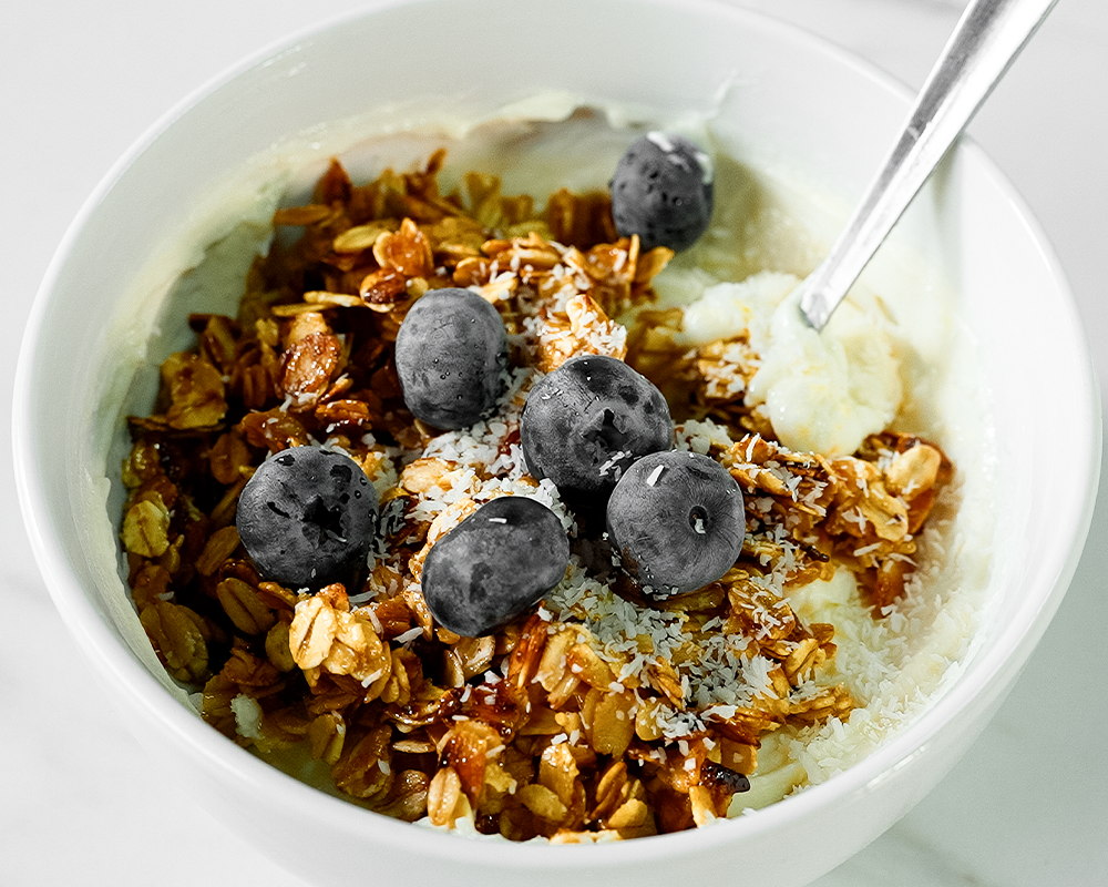 Proteinrik Yoghurt Bowl med Crunch